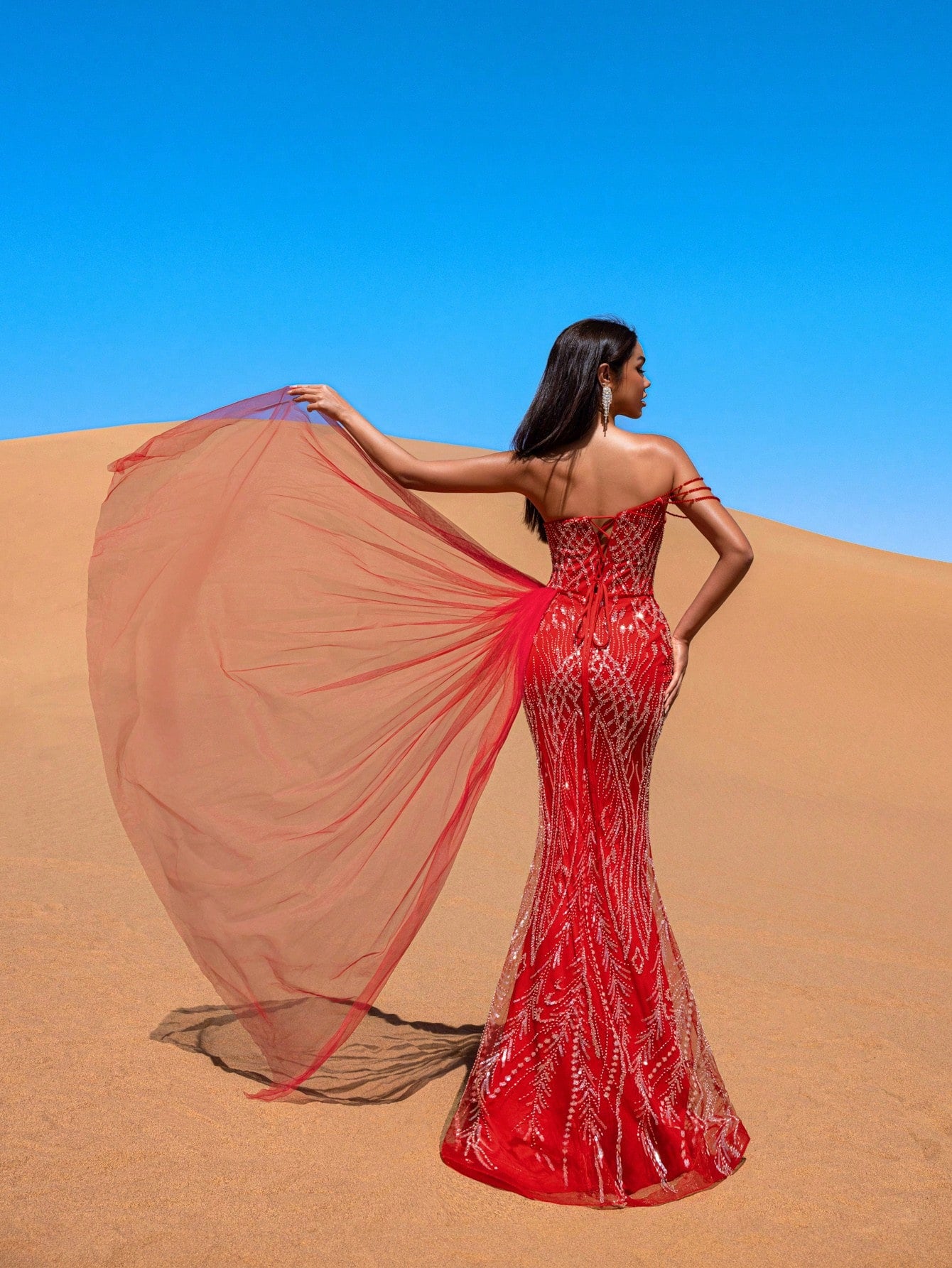 Gorgeous Split Thigh Beaded Formal Dresses & Evening Gowns